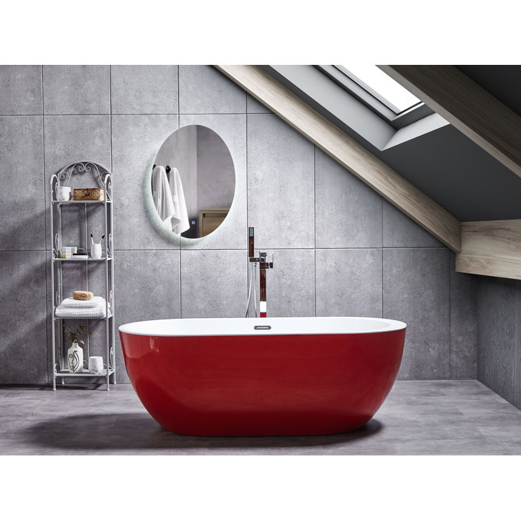 Belfry Bathroom Potvin Freestanding Roll Top Bathtub Wayfair.co.uk